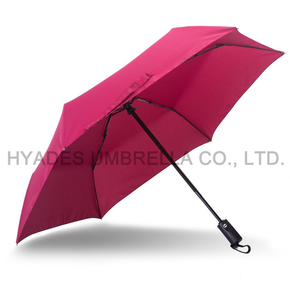 自動開閉畳む傘のワインの色 auto open and close folding umbrella wine color
